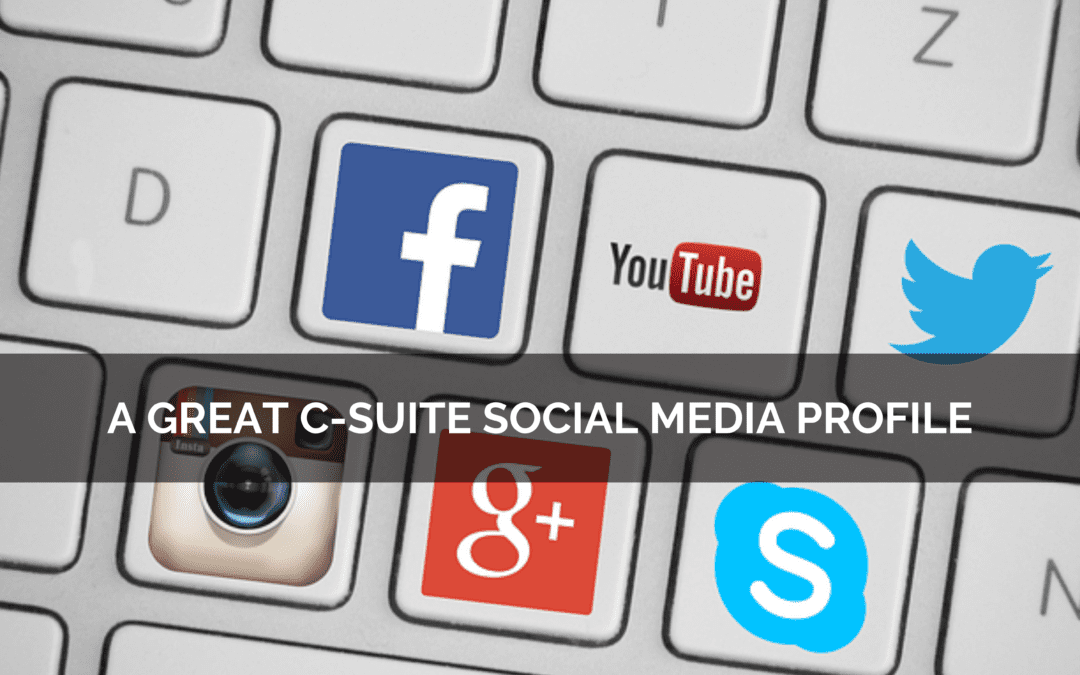 A great C-suite social media profile