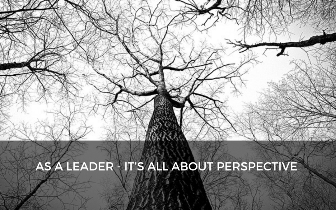 As a leader – It’s all about perspective