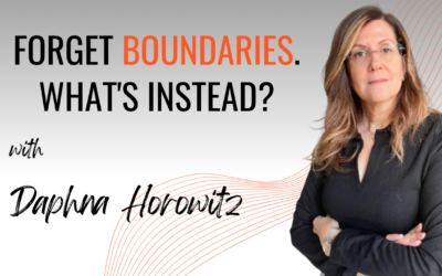 Stop setting boundaries. Do this instead.